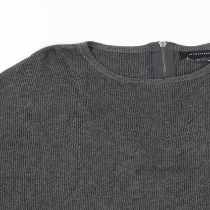 Womens UK Size 10 Atmosphere Grey Pullover Jumper