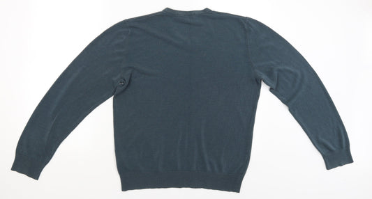 M&S Mens Gold   Pullover Jumper Size L