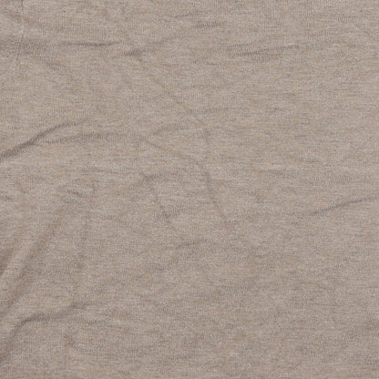 Womens UK Size L Preworn Beige Pullover Jumper