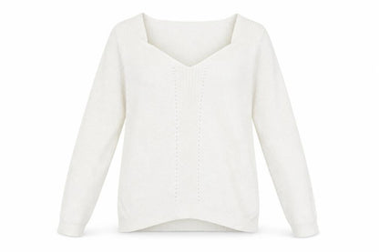Collection Pimkie Womens White   Pullover Jumper Size S
