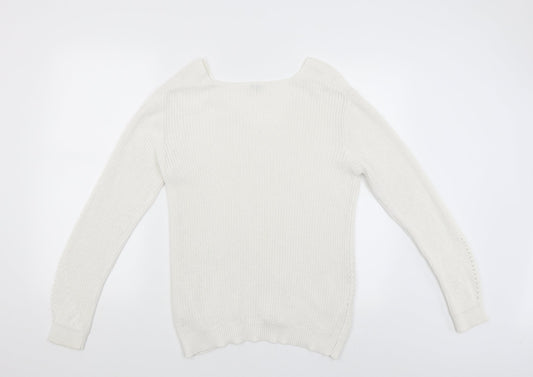 Collection Pimkie Womens White   Pullover Jumper Size S