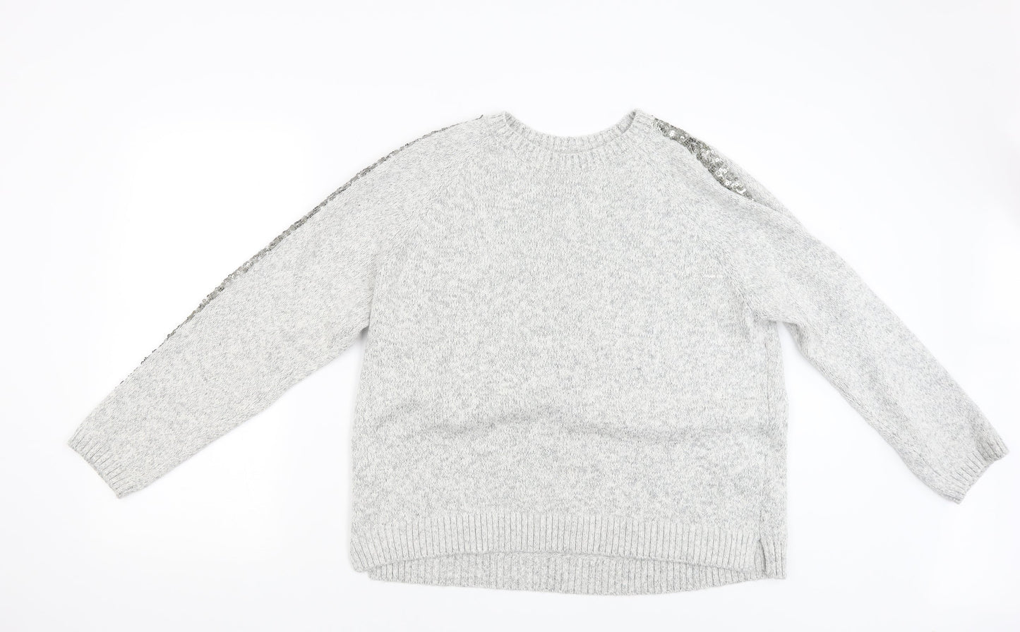 Womens UK Size 18 M&S Grey Pullover Jumper