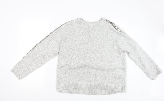 Womens UK Size 18 M&S Grey Pullover Jumper