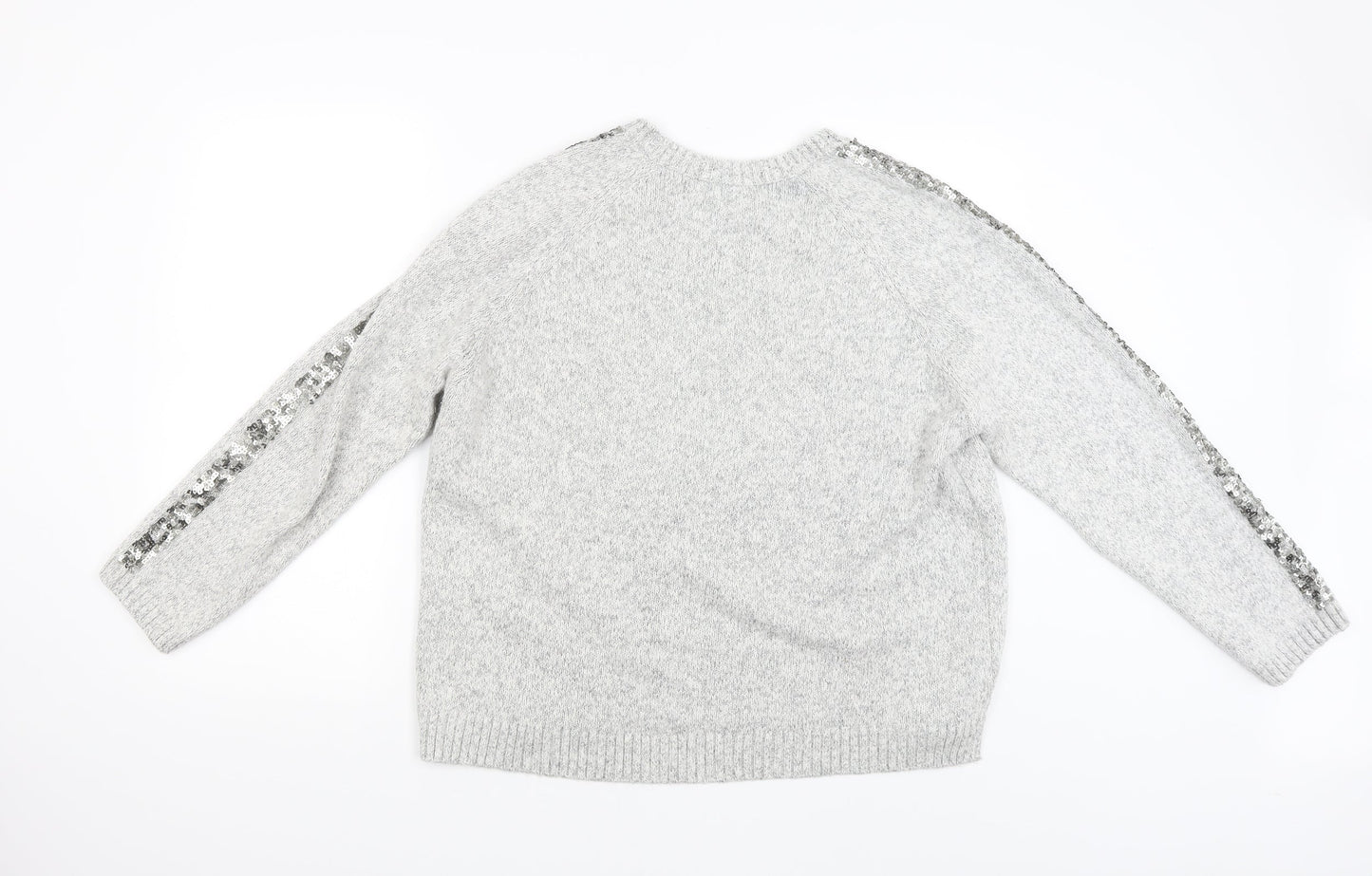Womens UK Size 18 M&S Grey Pullover Jumper