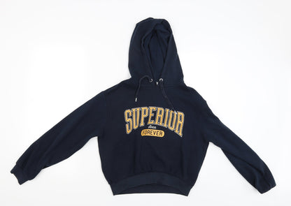 Womens UK Size S Divided Blue Pullover Hoodie