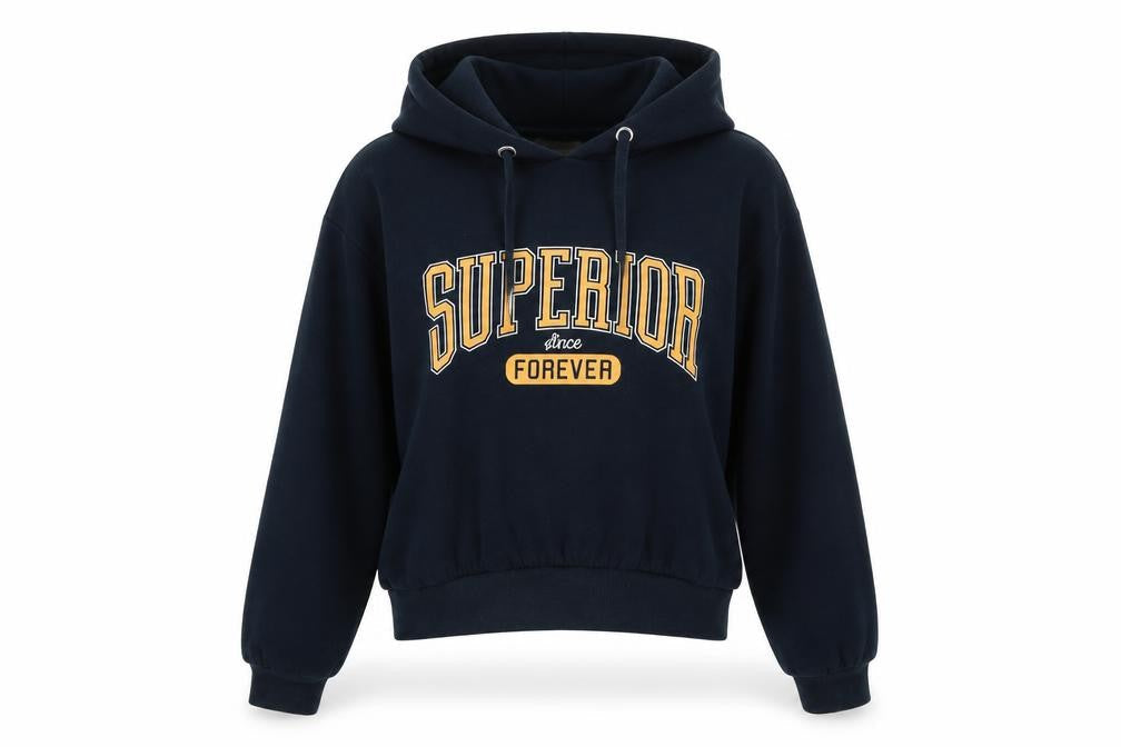 Womens UK Size S Divided Blue Pullover Hoodie