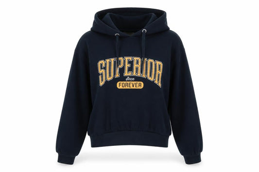 Womens UK Size S Divided Blue Pullover Hoodie