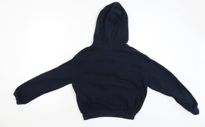 Womens UK Size S Divided Blue Pullover Hoodie