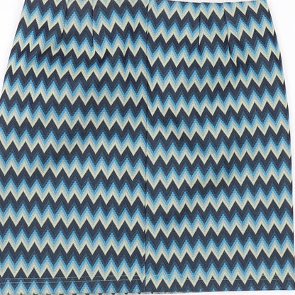 Cosmart Womens Blue   A-Line Skirt Size S
