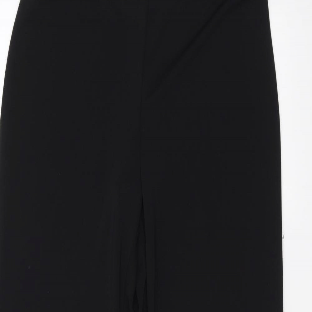 Womens UK Size 10 ISLE Regular Fit  Black Trousers