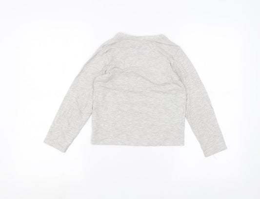 TU Boys Grey   Basic T-Shirt Size 6 Years  - Dinosaur