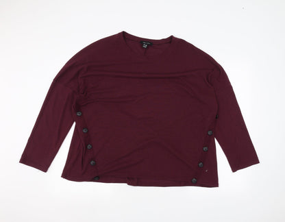 Womens UK Size 16 New Look Purple Pullover Jumper