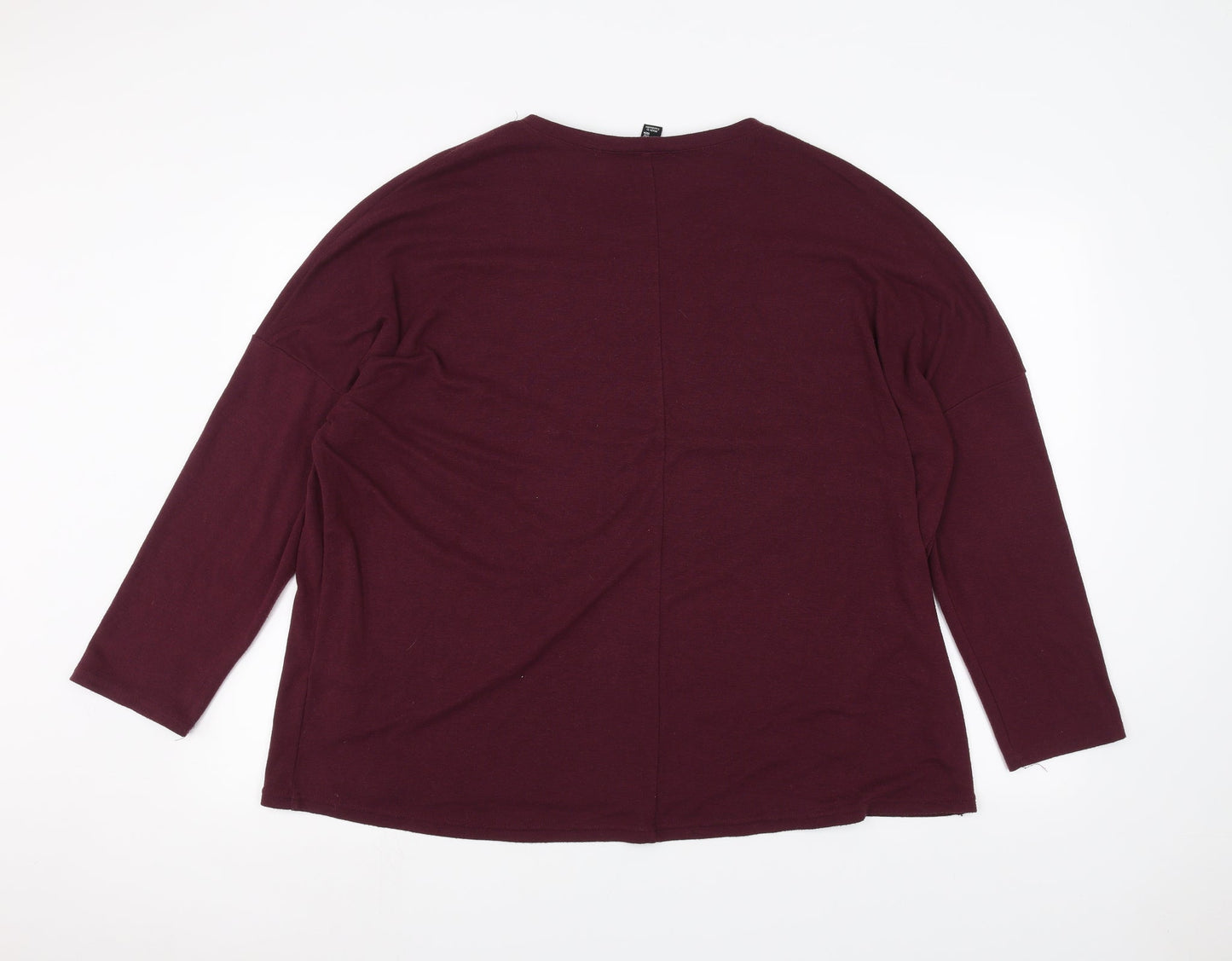 Womens UK Size 16 New Look Purple Pullover Jumper