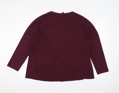 Womens UK Size 16 New Look Purple Pullover Jumper