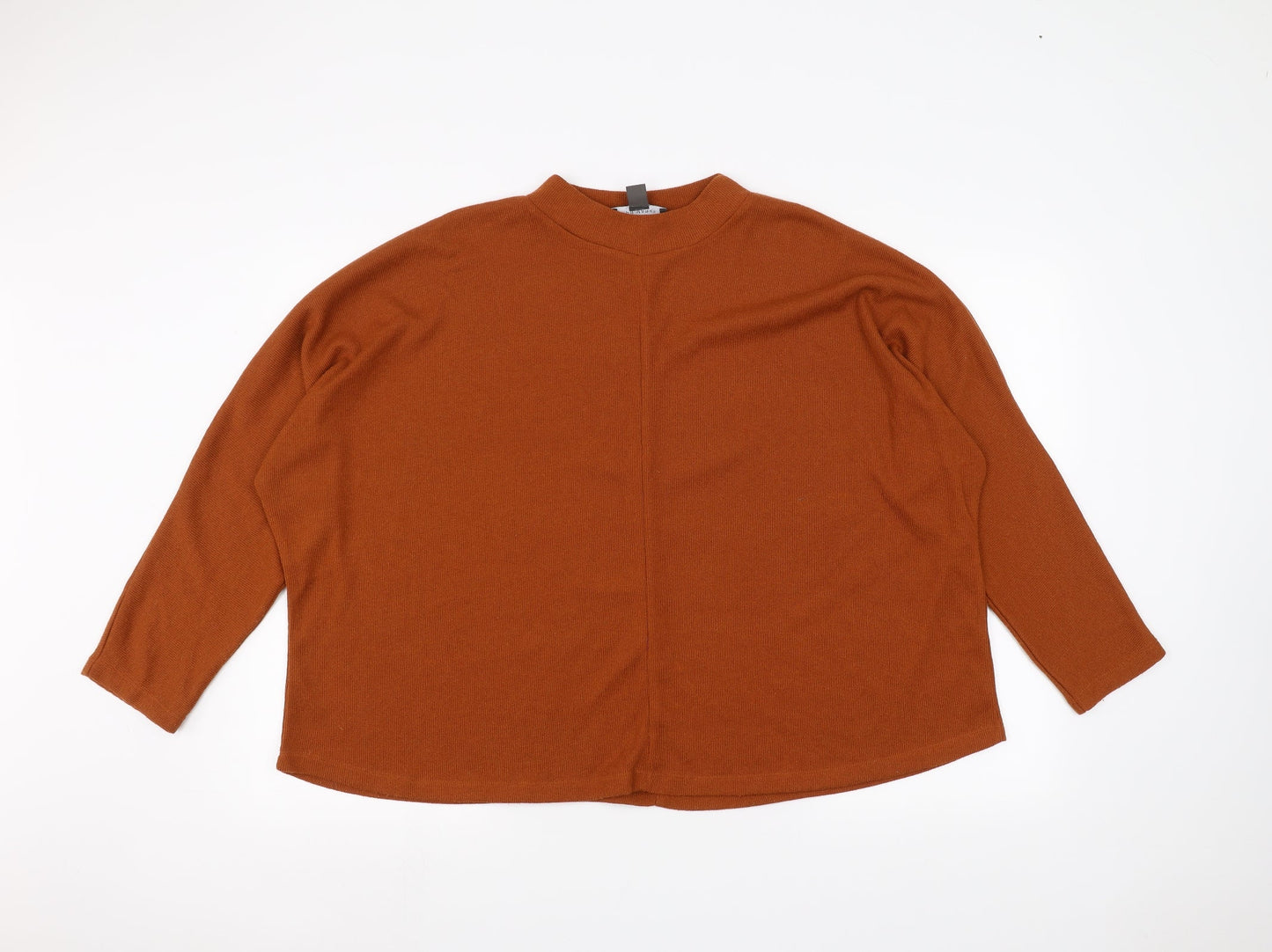 Primark Womens Orange   Pullover Jumper Size L