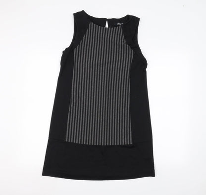 Womens UK Size 10 Peacocks Black Basic T-Shirt