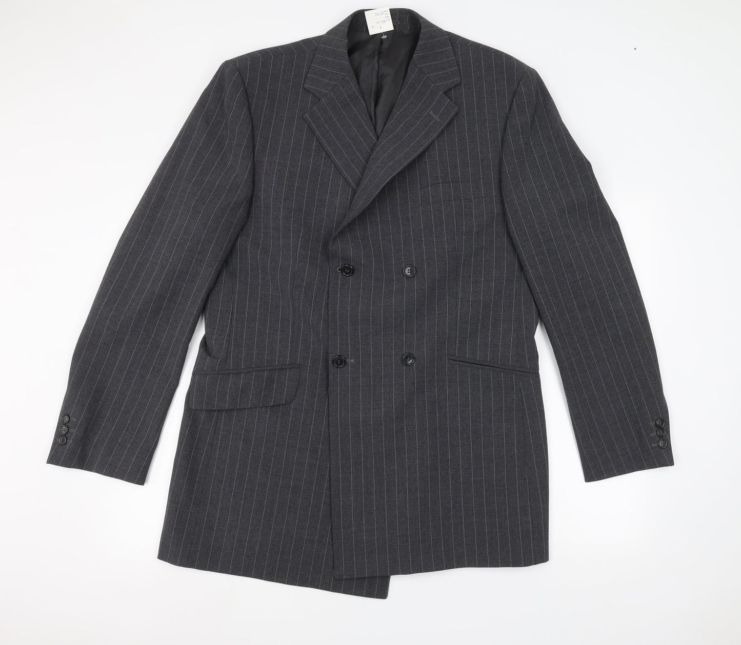 Mens UK Size 42 Burton Regular Grey Suit Jacket