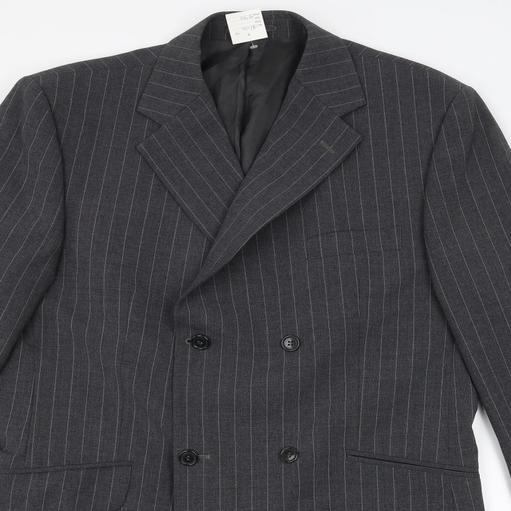 Mens UK Size 42 Burton Regular Grey Suit Jacket