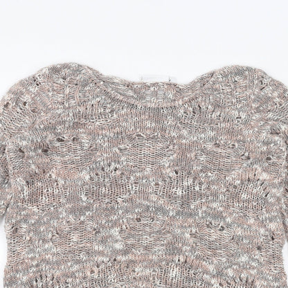 Womens UK Size 6 New Look Grey Pullover Jumper