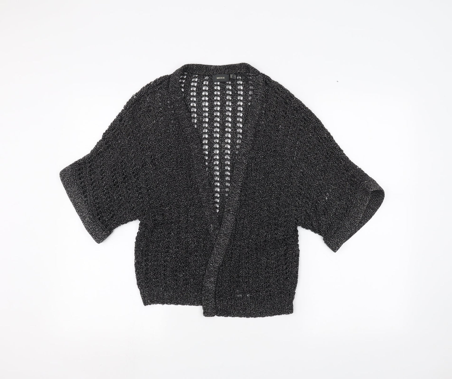 Womens UK Size S Mexx Black Cardigan Jumper