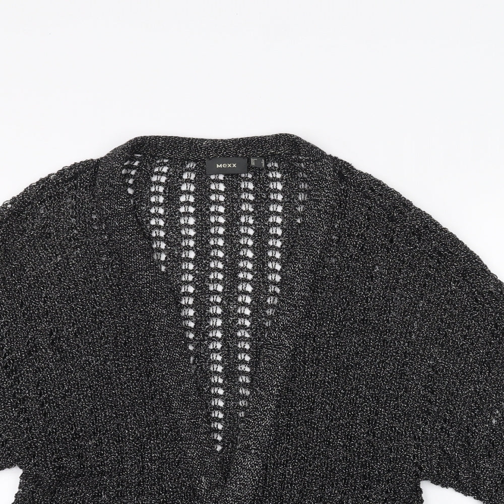 Womens UK Size S Mexx Black Cardigan Jumper