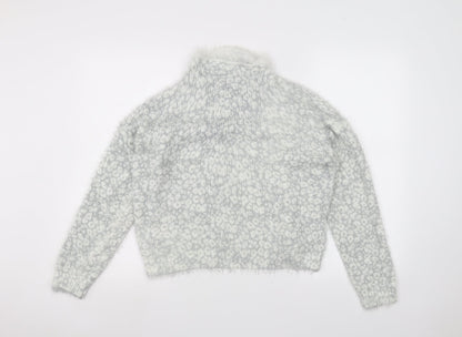 Womens UK Size 14 NEXT White Pullover Jumper
