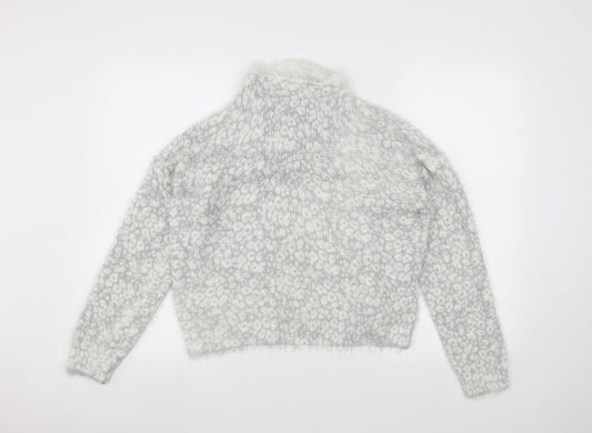 Womens UK Size 14 NEXT White Pullover Jumper