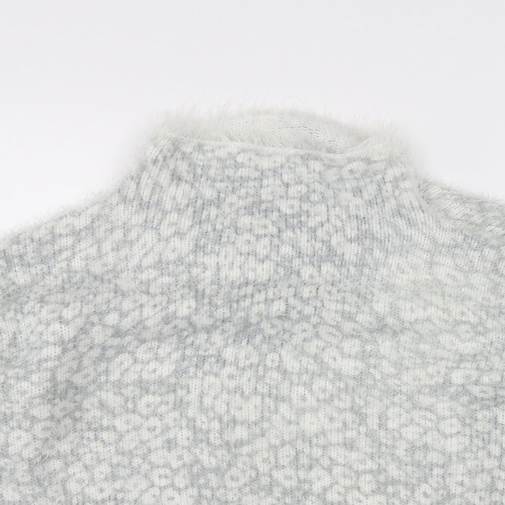 Womens UK Size 14 NEXT White Pullover Jumper
