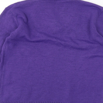 Preworn Womens Purple   Pullover Jumper Size S