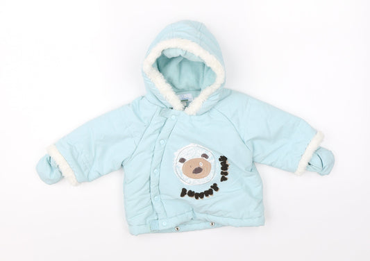 Colin & Colline Girls Blue   Jacket  Size 0-3 Months
