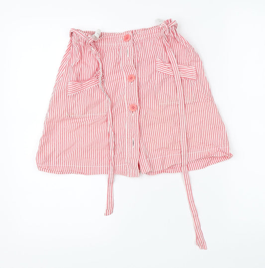Country Road Womens Pink Striped  A-Line Skirt Size 10