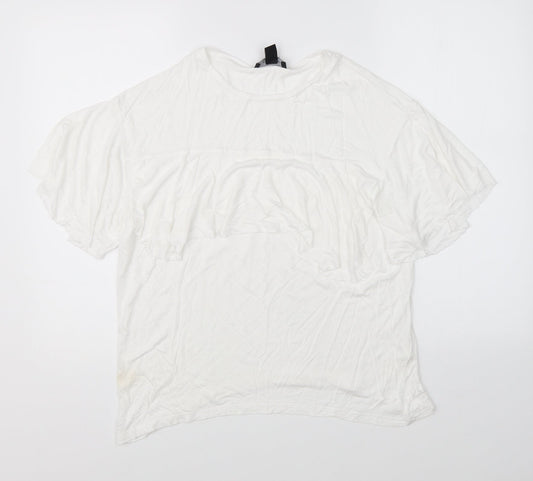 Atmosphere Womens White   Basic Blouse Size 14