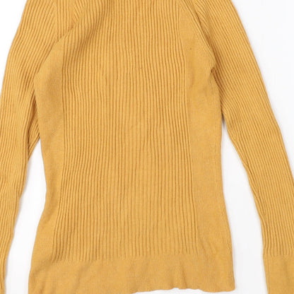 Primark Womens Yellow   Pullover Jumper Size M