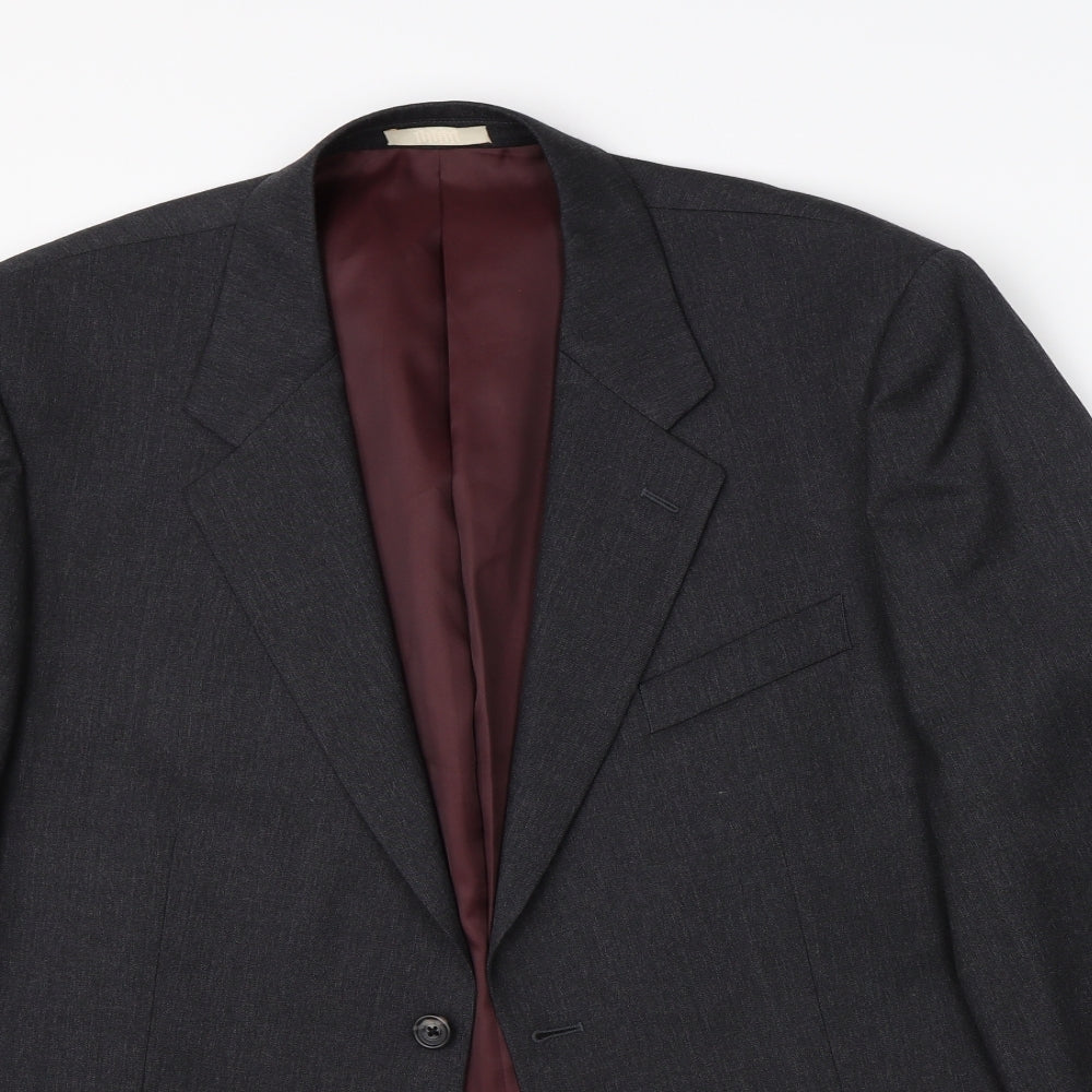 Mens UK Size 38 Greenwoods Regular Grey Suit Jacket