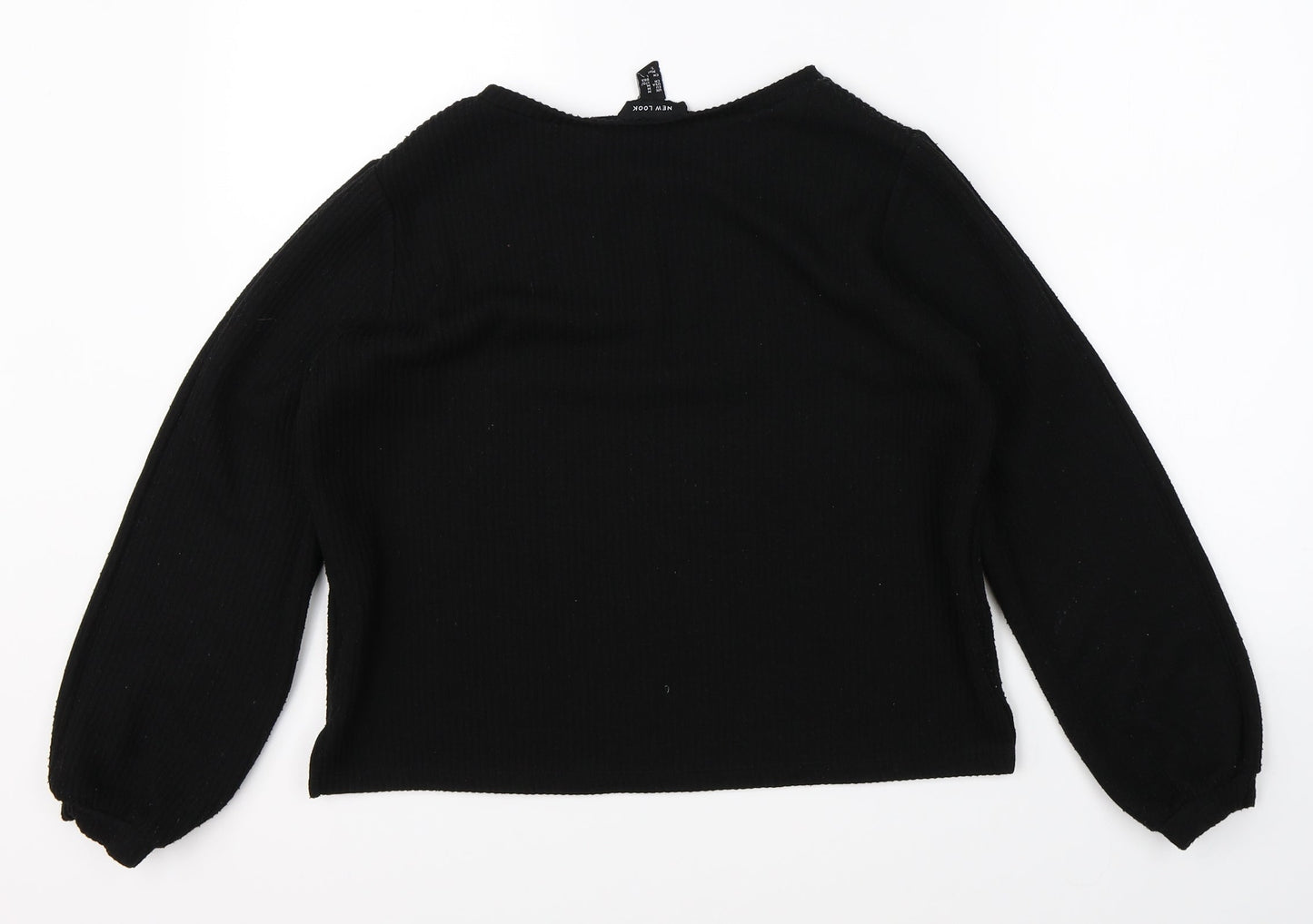 Womens UK Size M New Look Black Pullover Jumper