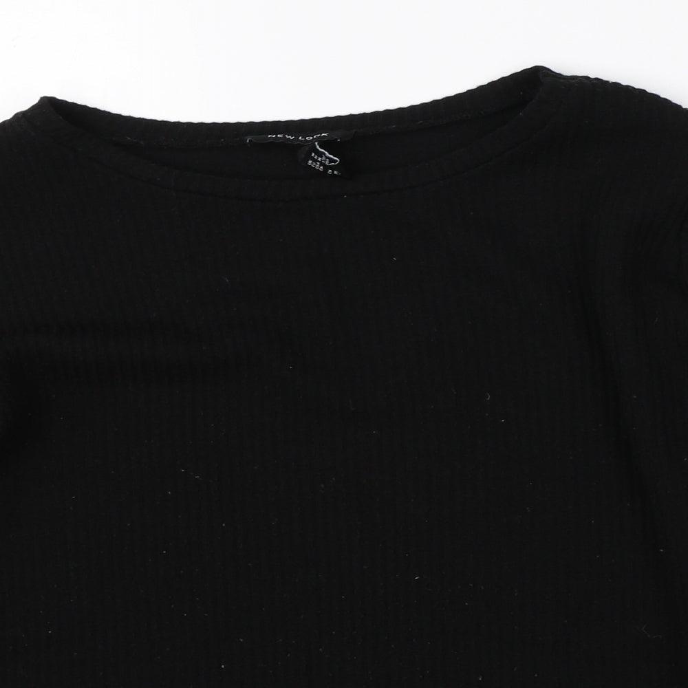 Womens UK Size M New Look Black Pullover Jumper