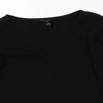 Womens UK Size M New Look Black Pullover Jumper
