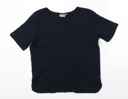 B Young Womens Blue   Basic Blouse Size M