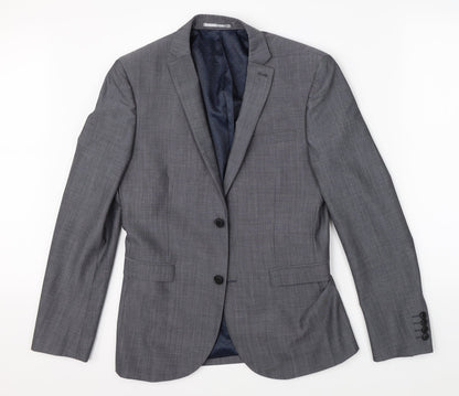 Mens UK Size 38 NEXT Regular Grey Suit Jacket