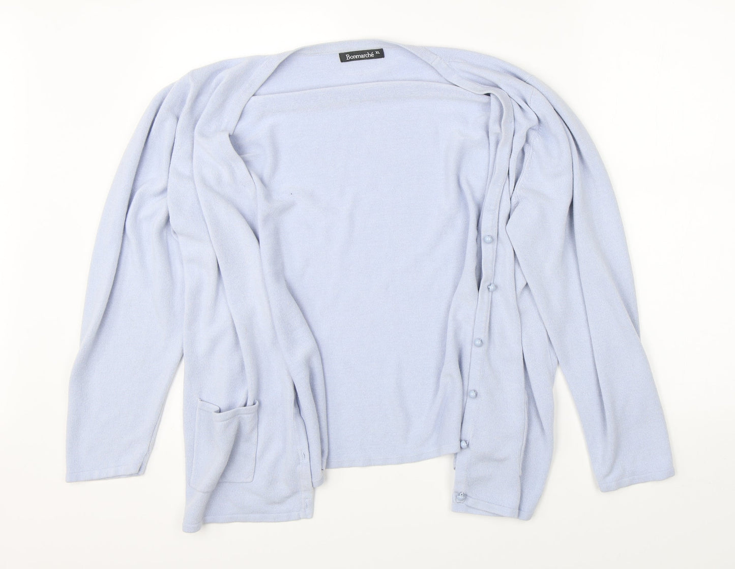 Womens UK Size XL Bonmarché Blue Cardigan Jumper