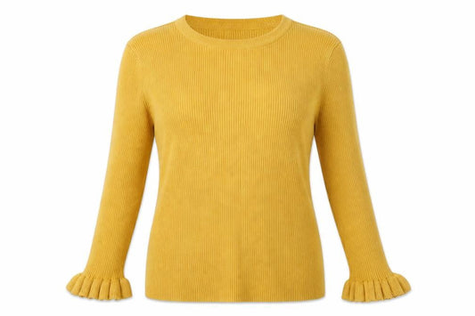 Red Herring Womens Yellow   Pullover Jumper Size 12