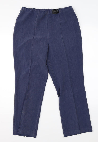 Classic Womens Blue   Trousers  Size 12 L26 in