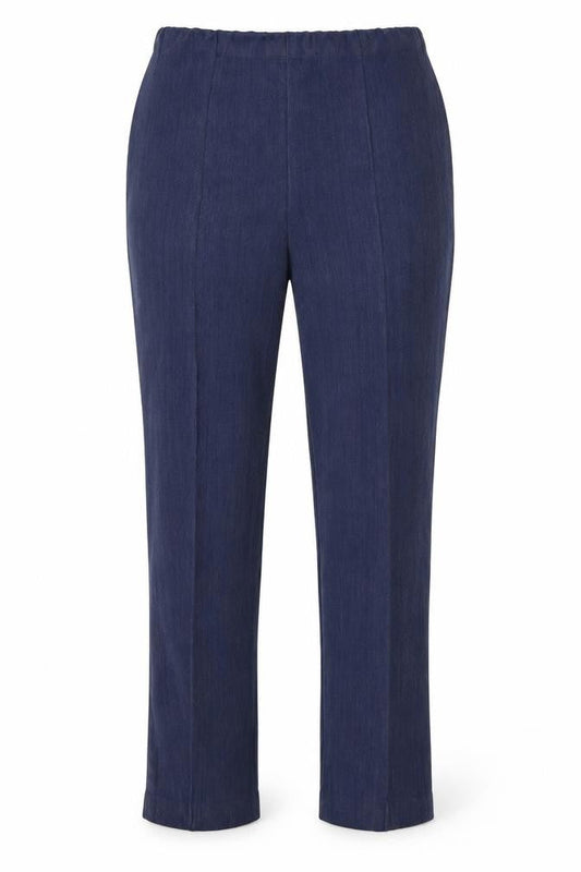 Womens UK Size 12 Classic Regular Fit  Blue Trousers