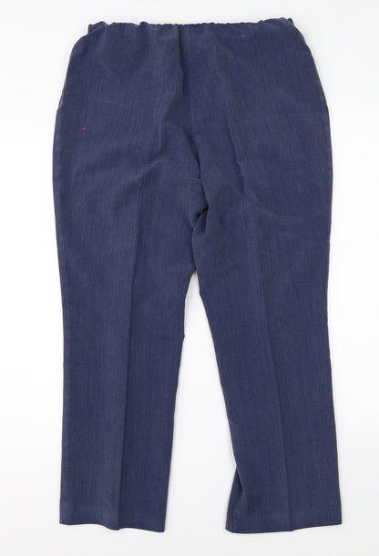 Classic Womens Blue   Trousers  Size 12 L26 in