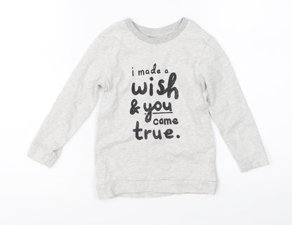 George Baby White   Pullover Jumper Size 12-18 Months