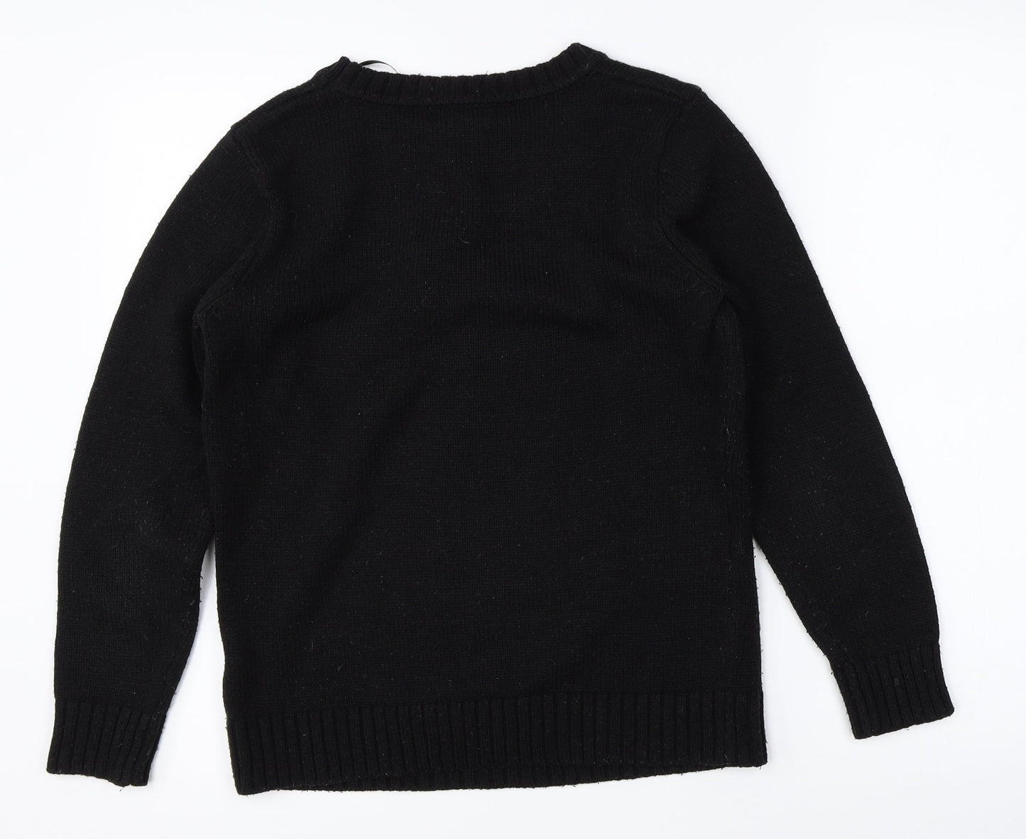 Collection Mens Black   Pullover Jumper Size S  - christmas