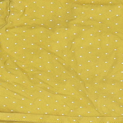 F&F Baby Yellow Polka Dot  Babydoll Pyjama Top Size 12-18 Months