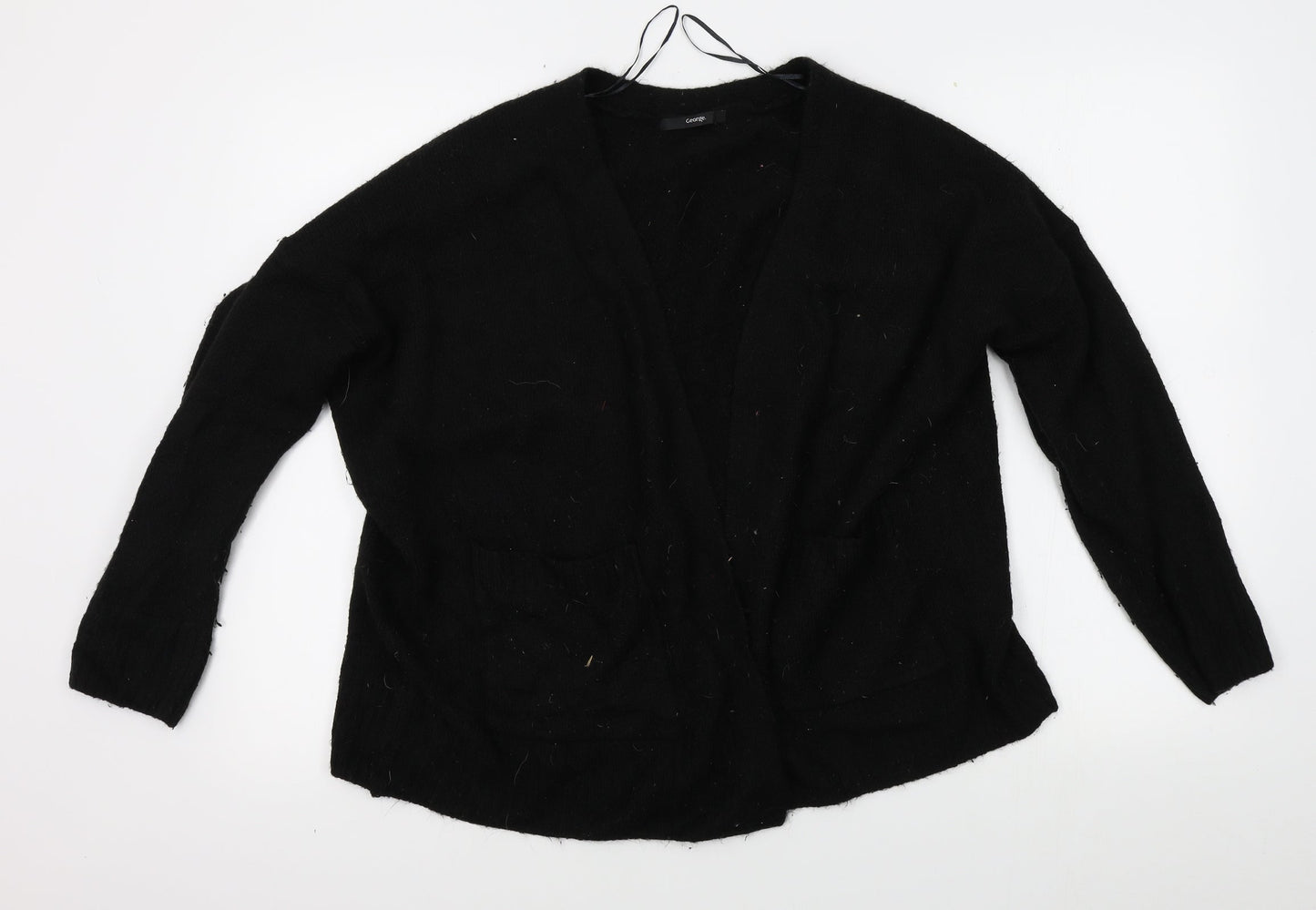 George Womens Black   Cardigan Jumper Size L