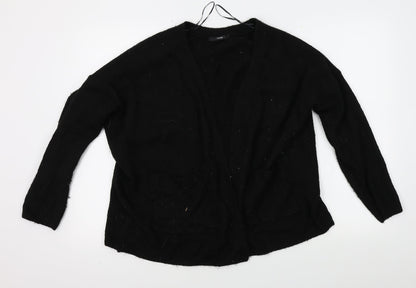 George Womens Black   Cardigan Jumper Size L