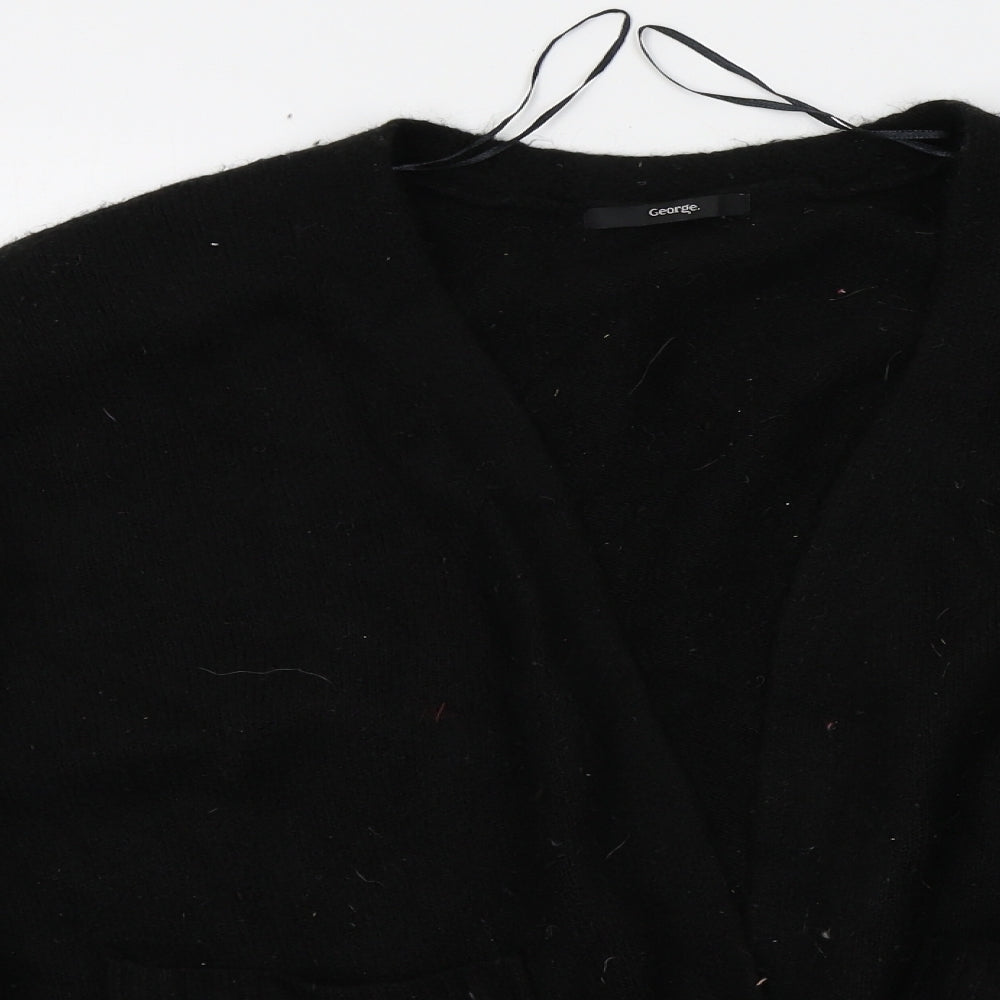 George Womens Black   Cardigan Jumper Size L